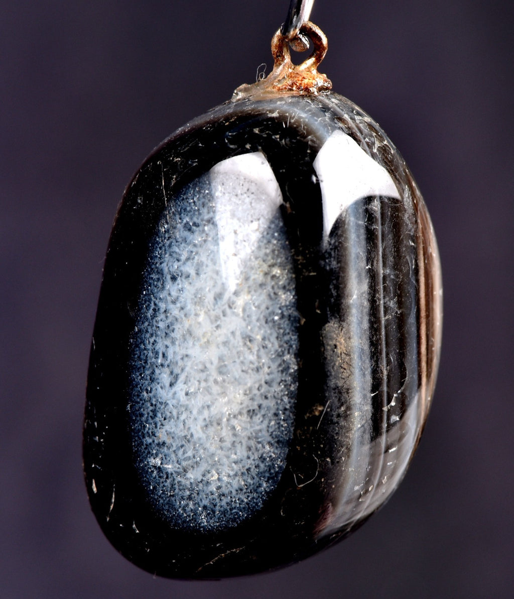 Sulemani ''evil eye'' mystic stone pendant  luck wealth protection shaman  #7681