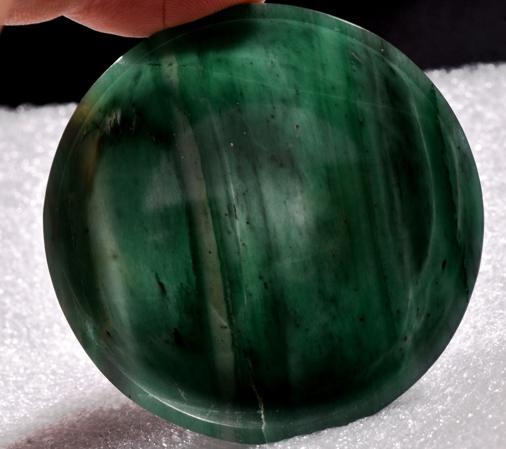 green aventurian bowl prosperity creativity /imagination  /success  #1018