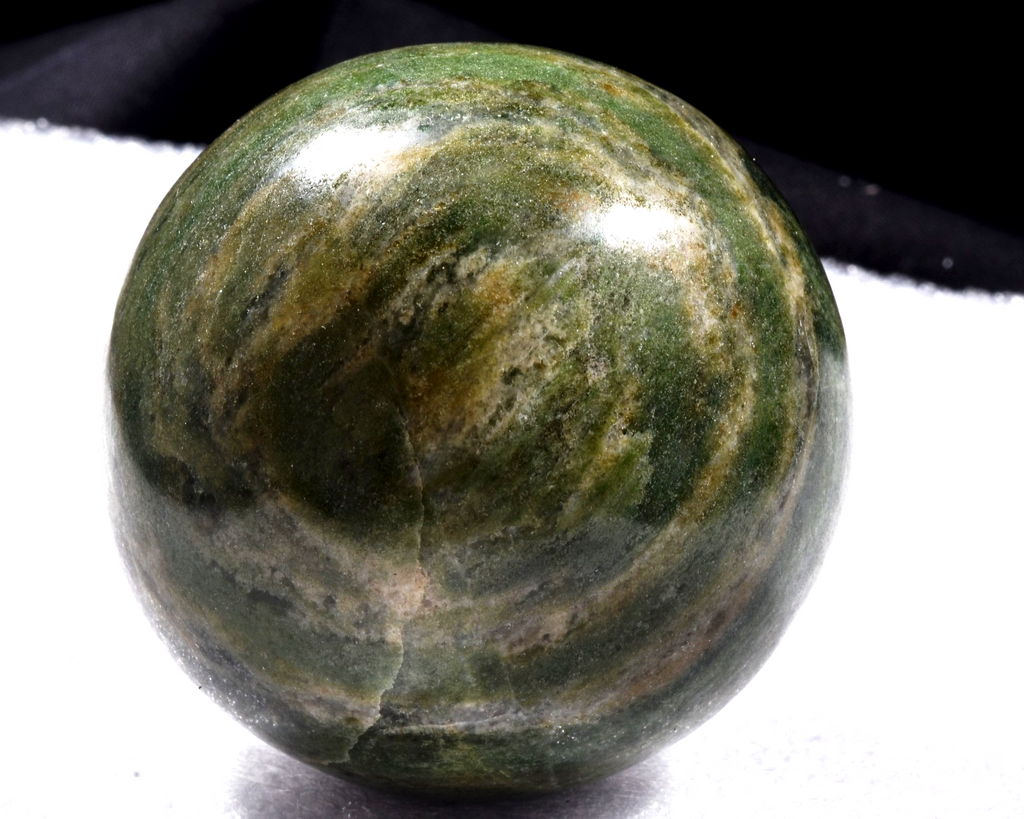 green aventurian sphere prosperity creativity /imagination  /success  #1008