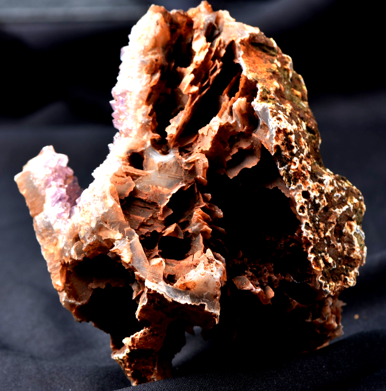 Amethyst pseudomorph   Far-infrared radiation negative ion emission  # 8186