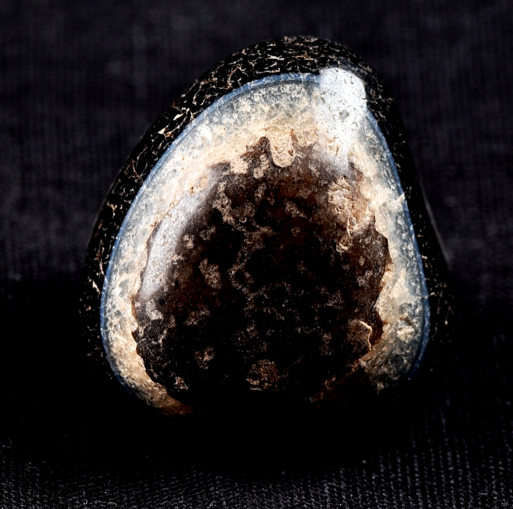old mystic Sulemani soloman stone  for luck wealth protection shaman  #7341