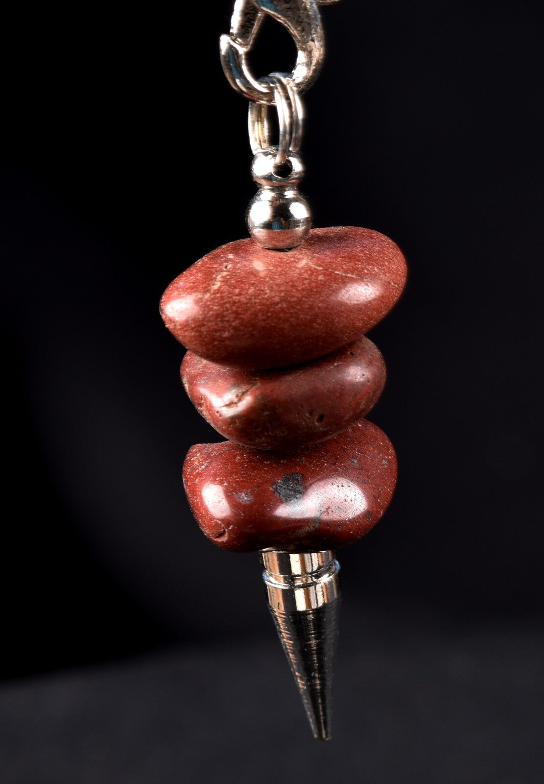 jasper  pendulum grounding protection powerful healing ,balances yin/yang# 7529