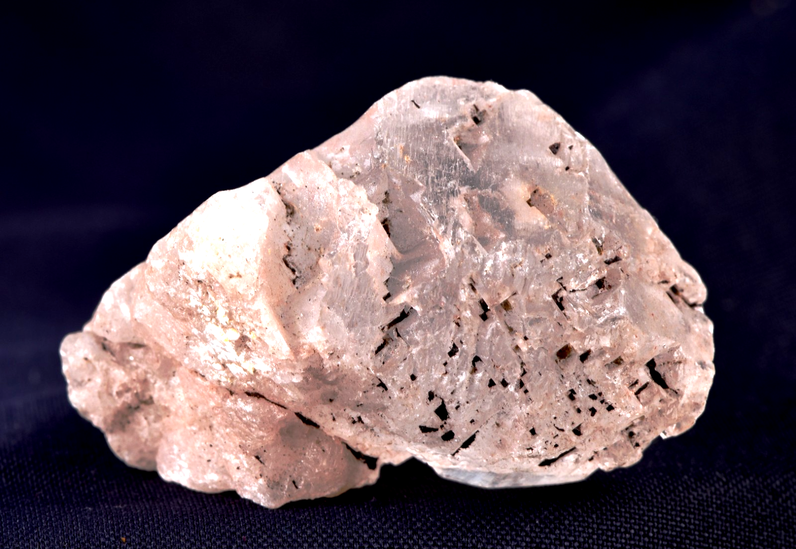 white Nirvana quartz Himalayan ice quartz , growth interference quartz # 8170