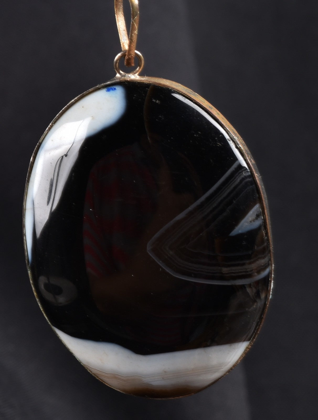 Sulemani ''evil eye'' mystic stone pendant  luck wealth protection shaman  #8217