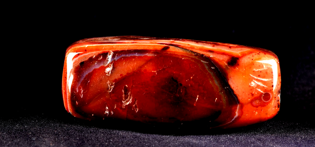 Mystic old  carnelian evil eye sulemani  dzi/bhaisajyaguru/ shaman bead  #8035