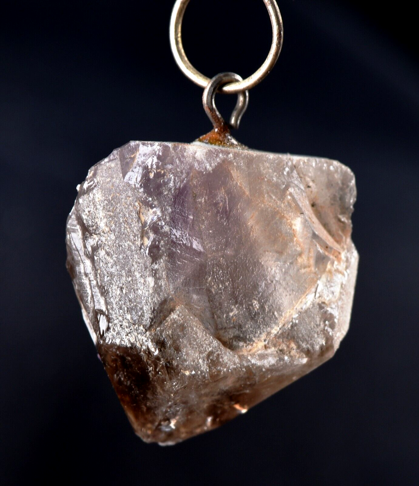 smoky quartz  pendant shaman stone of Power grounding remove negativity #7293