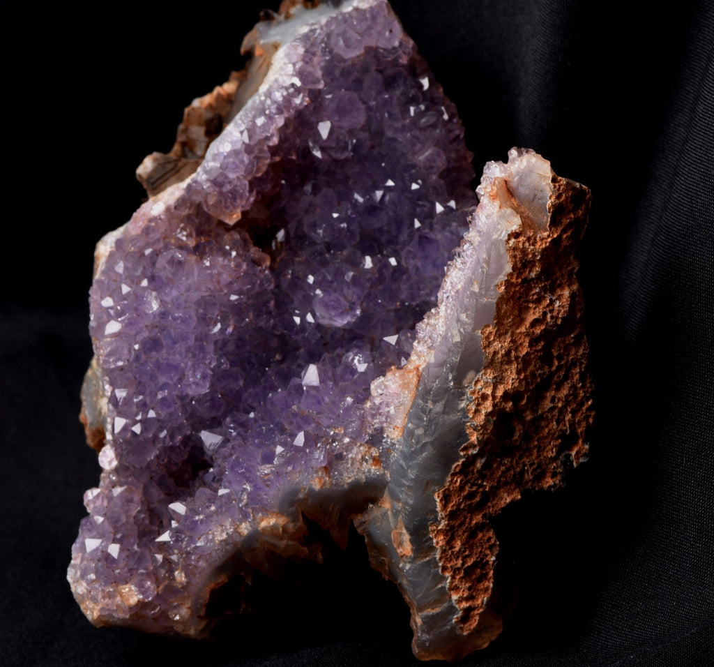 Amethyst pseudomorph   Far-infrared radiation negative ion emission  # 8186
