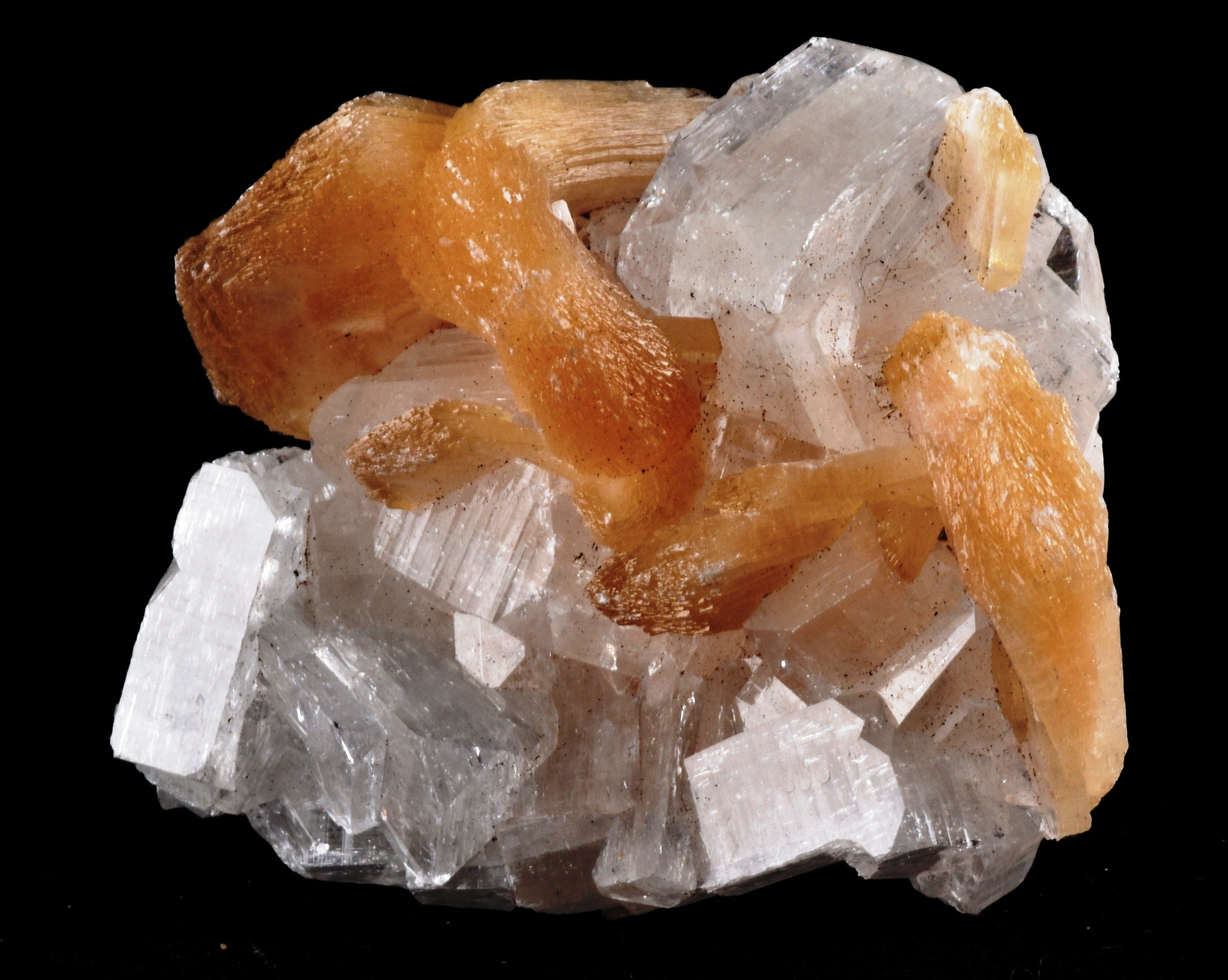 sparkling Apophyllite with stilbite   psychic direction and guidance #7916