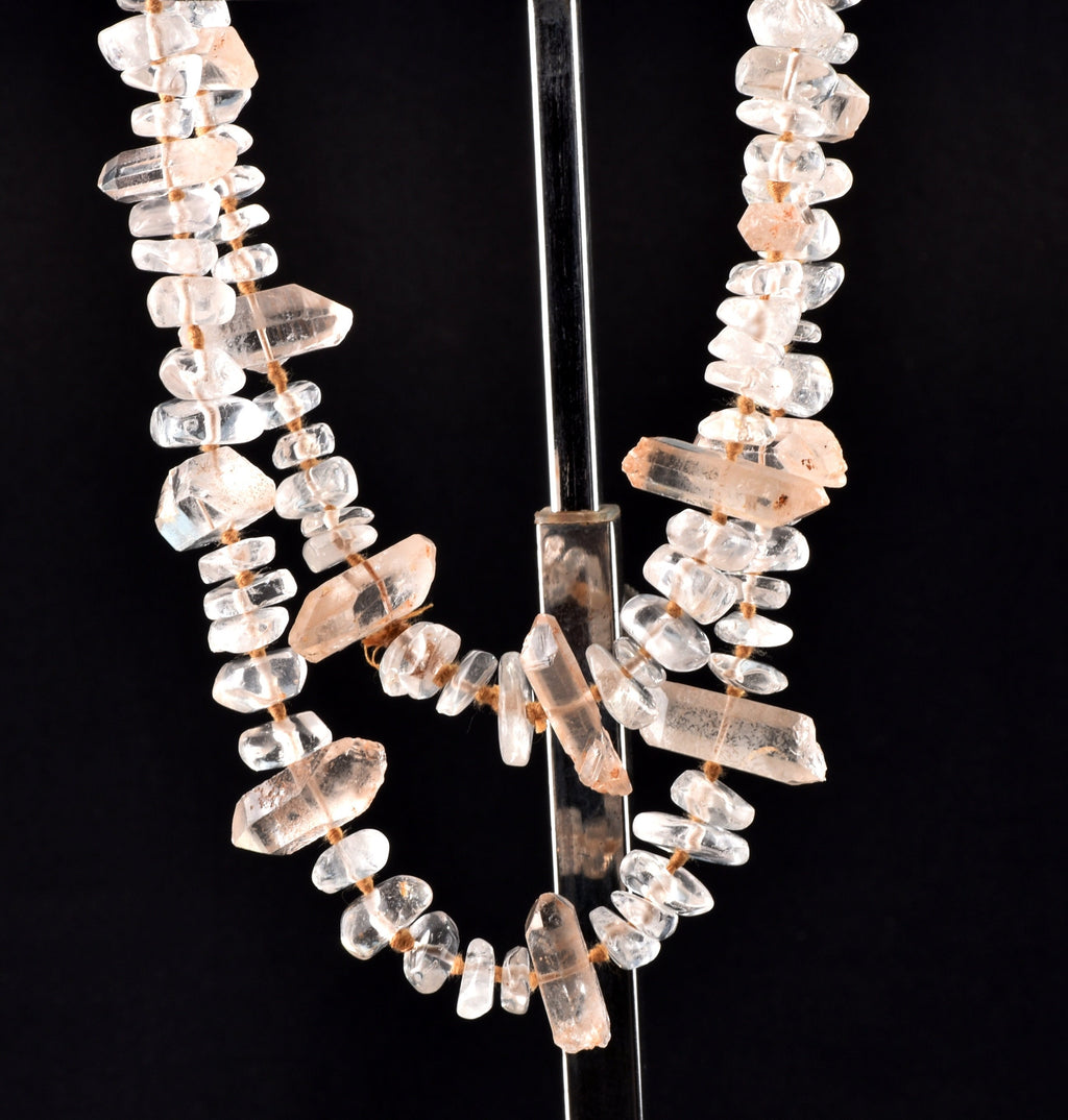 Satyaloka satyamani  with himalayan miniature crystal 25 inch original necklace  synergy 12  #7961