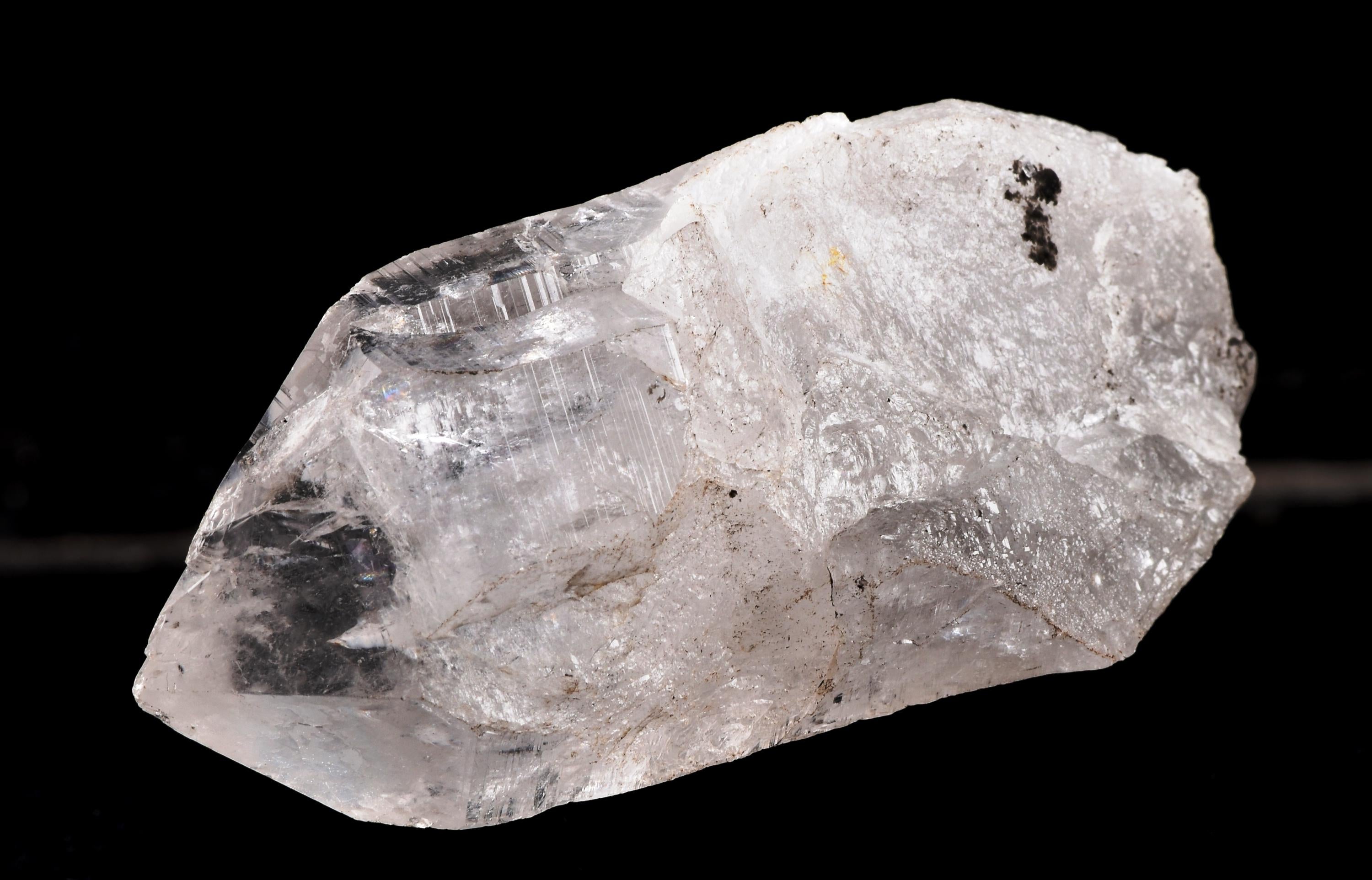 Himalayan  High Frequency Very Powerful  silver lemurian quartz rainbows keys, devic kingdom ancient wisdom #6762
