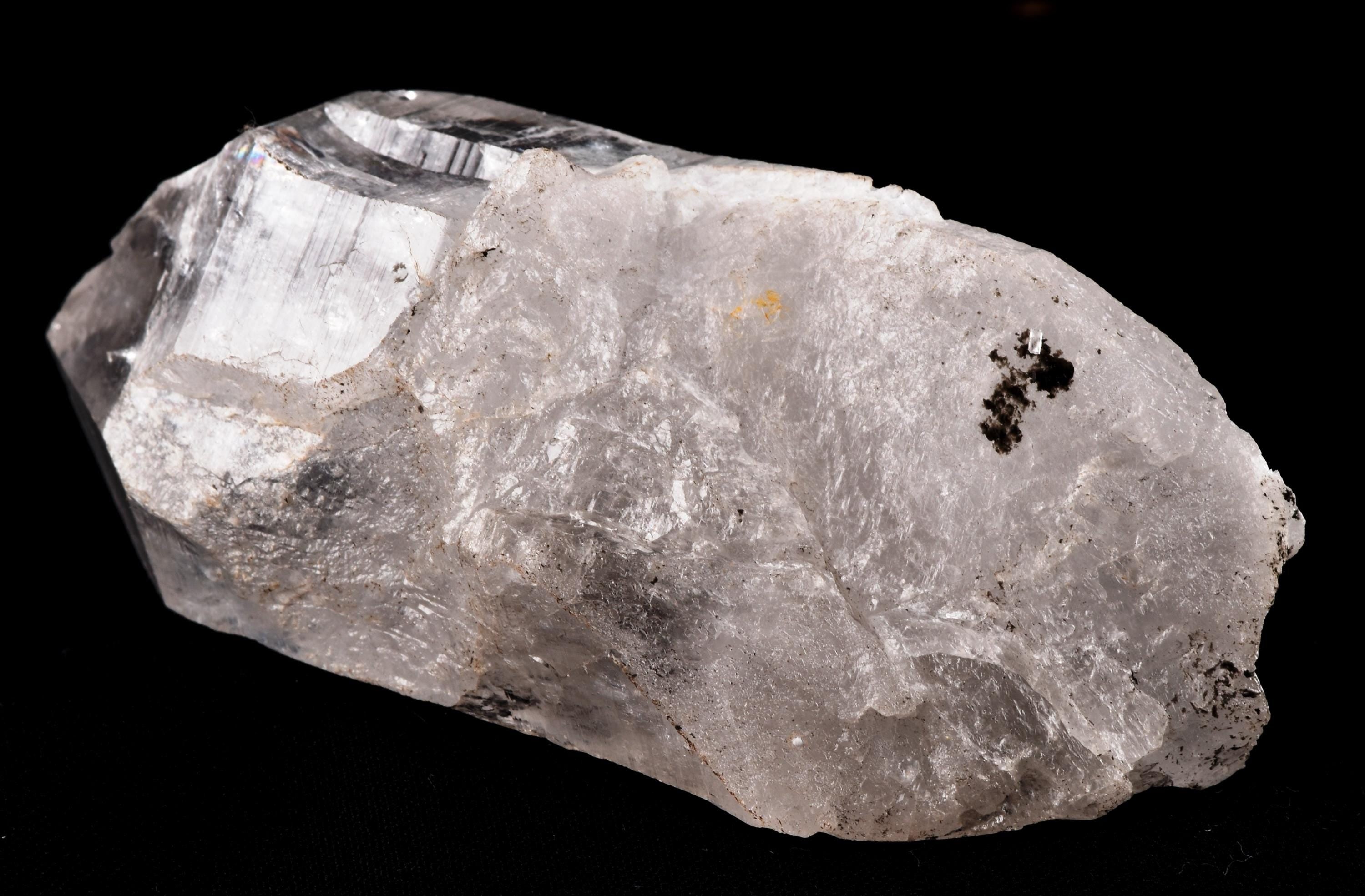 Himalayan  High Frequency Very Powerful  silver lemurian quartz rainbows keys, devic kingdom ancient wisdom #6762