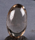Satyaloka satyamani smoky quartz scrying devic mirror Lingam   High frequency synergy 12 crystal ''sat-chit -ananda   7650