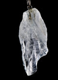 Satyaloka   quartz  pendant with chain  High frequency synergy 12 crystal ''sat-chit -ananda  #6900