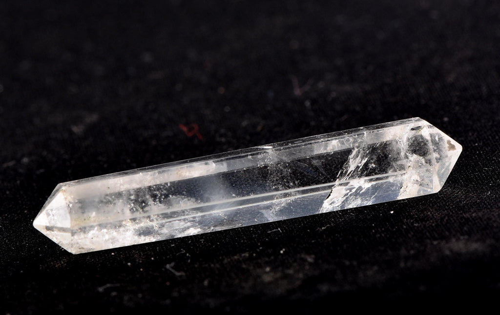 Satyaloka  quartz tiny  double terminated rainbow devic '' 6 sided'' High frequency synergy 12 crystal ''sat-chit -ananda. 6871