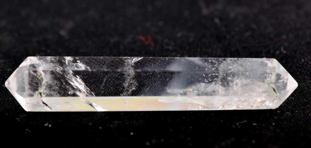 Satyaloka  quartz tiny  double terminated rainbow devic '' 6 sided'' High frequency synergy 12 crystal ''sat-chit -ananda. 6871