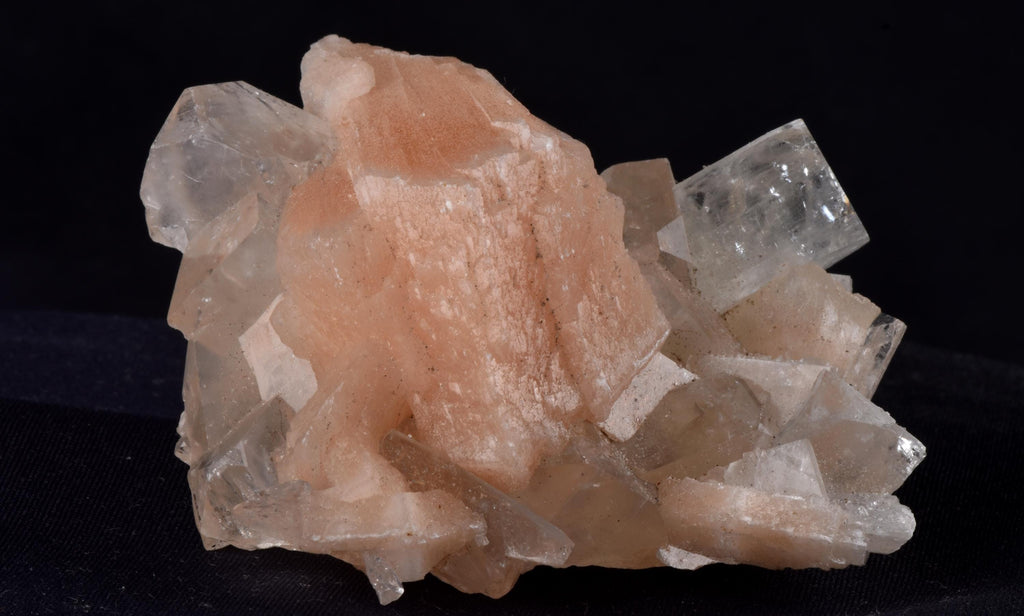 sparkling Apophyllite with stilbite   psychic direction and guidance holistic crystal healing #6881