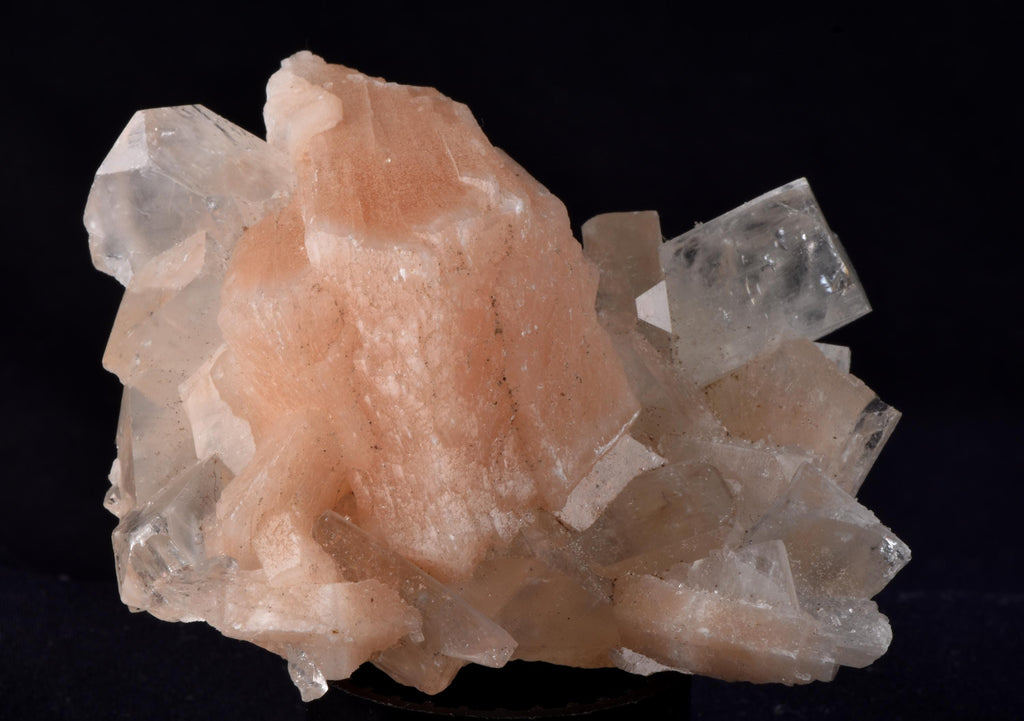 sparkling Apophyllite with stilbite   psychic direction and guidance holistic crystal healing #6881