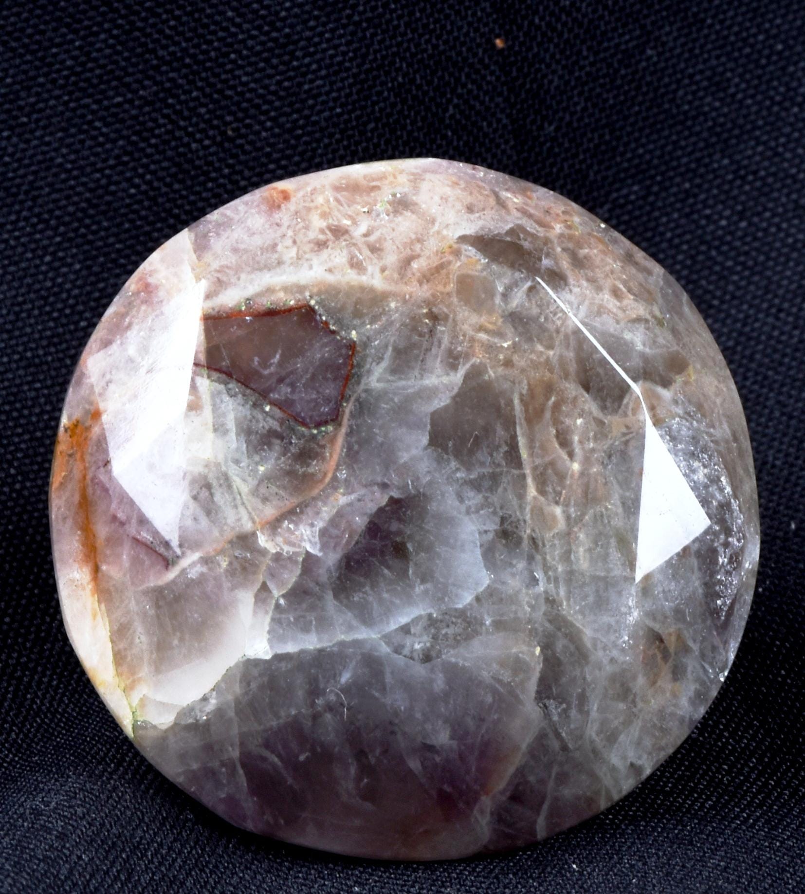 Super seven 7 melody stone  chevron Brilliant cut Diamond  # 6987