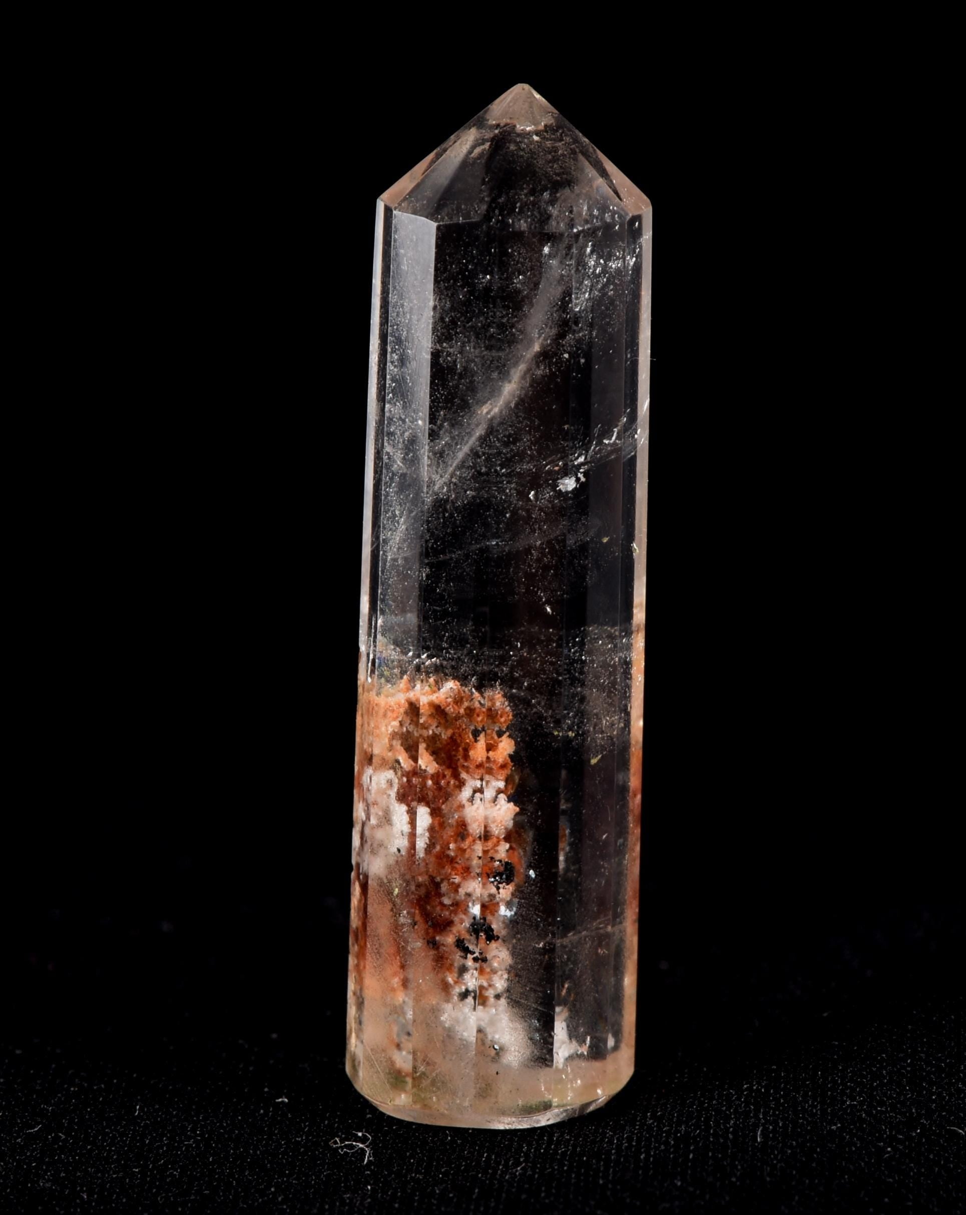 Himalayan  agnitite/ golden healer High Frequency Very Powerful Ascension devic ,lodolite obelisk  #6957