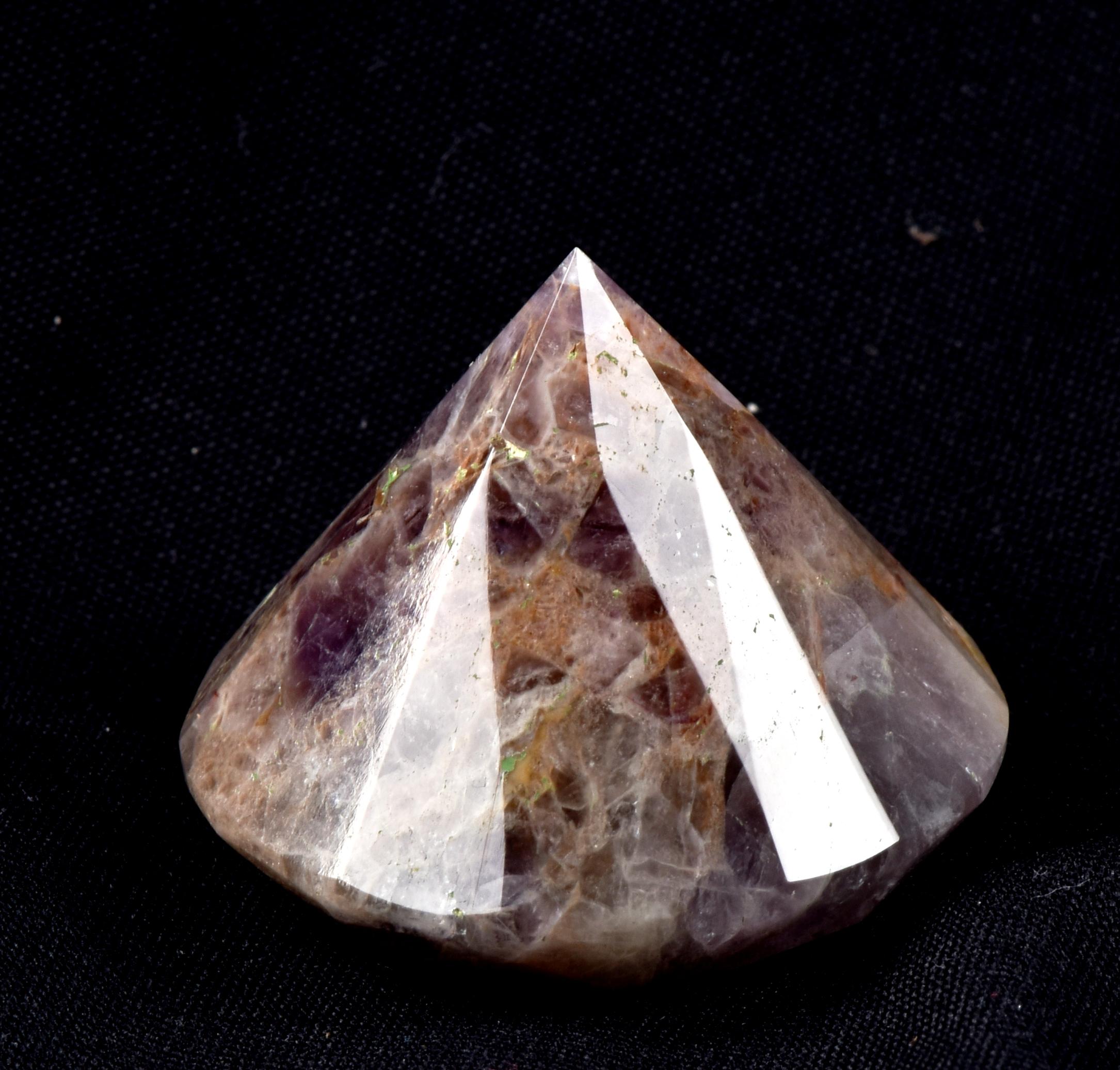 Super seven 7 melody stone  chevron Brilliant cut Diamond  # 6987