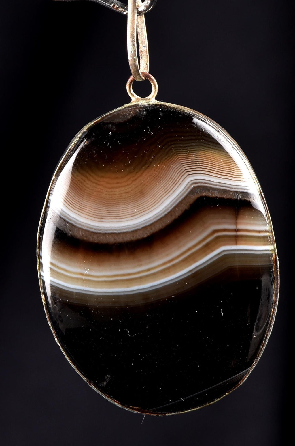 Rare Mystic  Sulemani soloman stone  natural  yin yang  pendant #7046