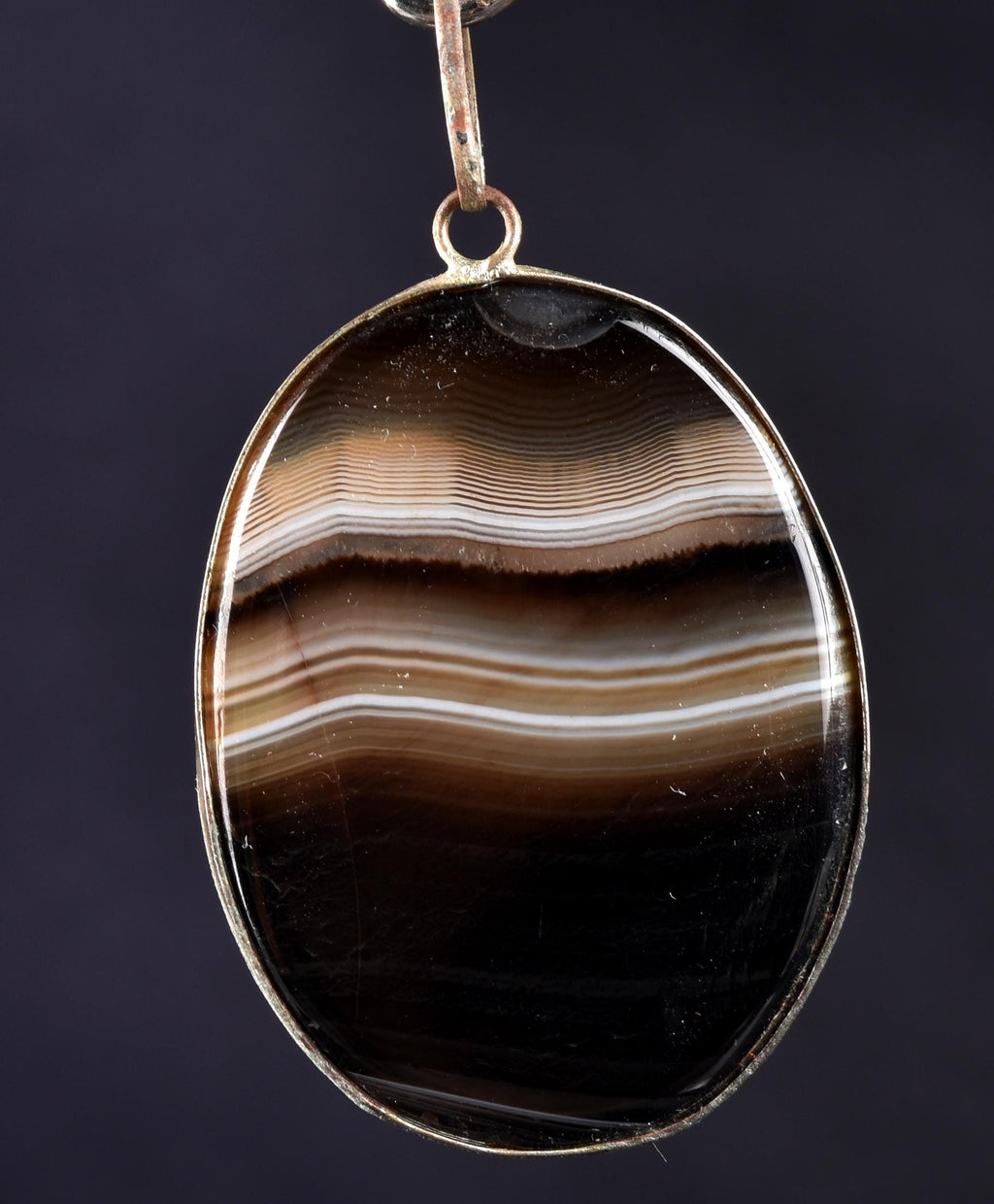 Rare Mystic  Sulemani soloman stone  natural  yin yang  pendant #7046