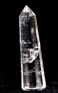 Satyaloka  quartz  8 sided obelisk rainbow  wand  High frequency synergy 12 crystal #7099