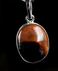 Rare Mystic  Sulemani soloman stone  natural  yin yang  pendant #7070