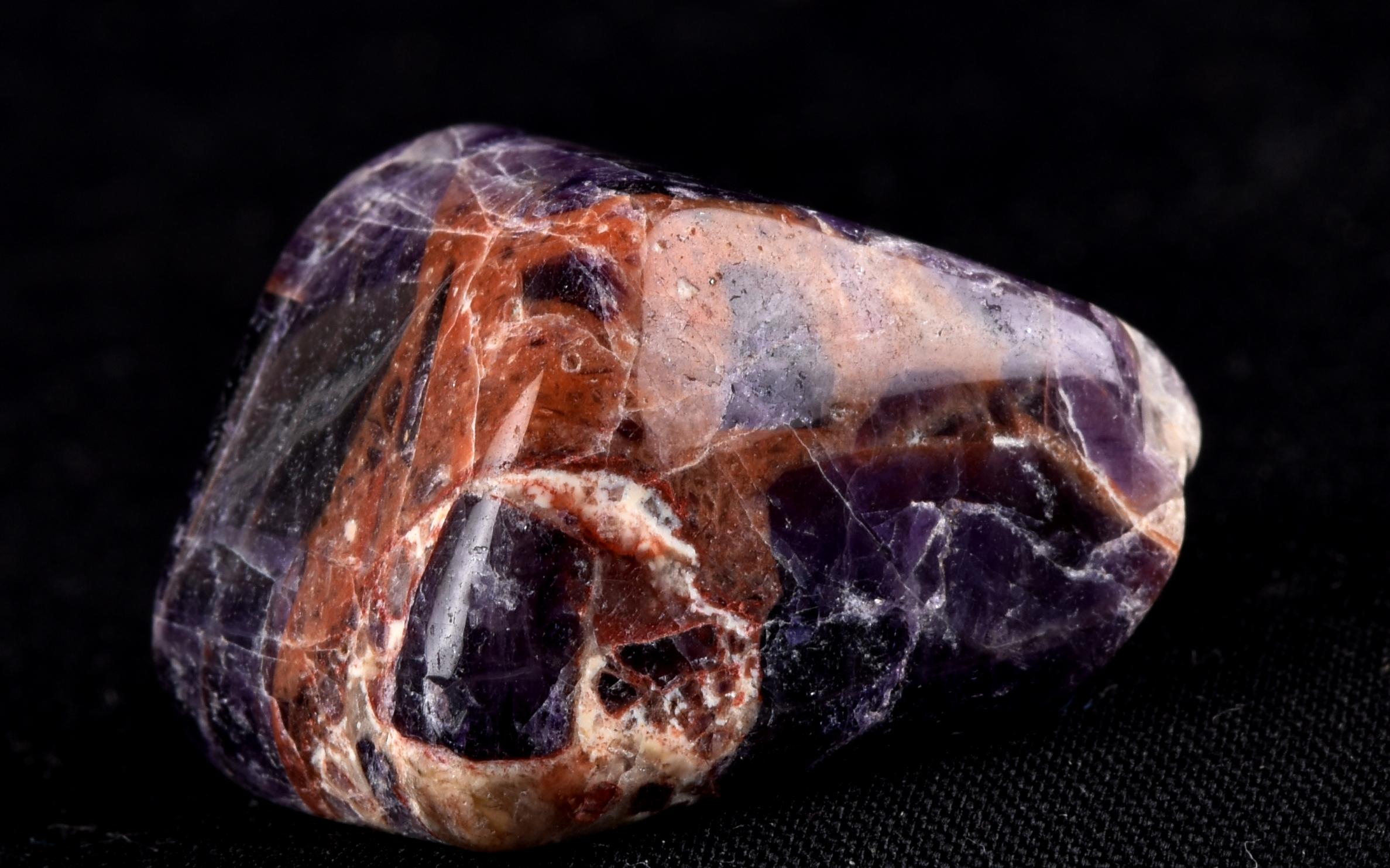 Super seven Melody stone 7 chevron pocket tumble crystal healing reiki chakra psychic abilities spiritual elevation #7178
