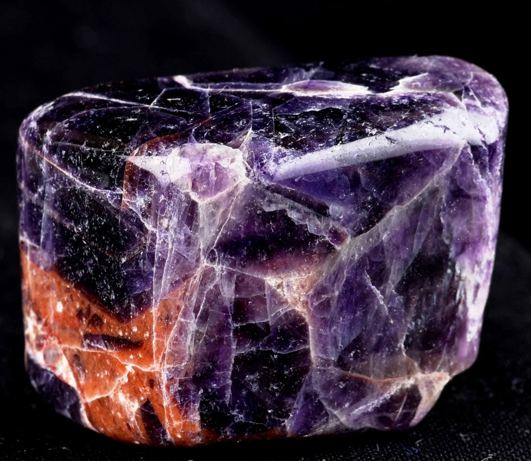 Super seven Melody stone 7 chevron pocket tumble crystal healing reiki chakra psychic abilities spiritual elevation #7178