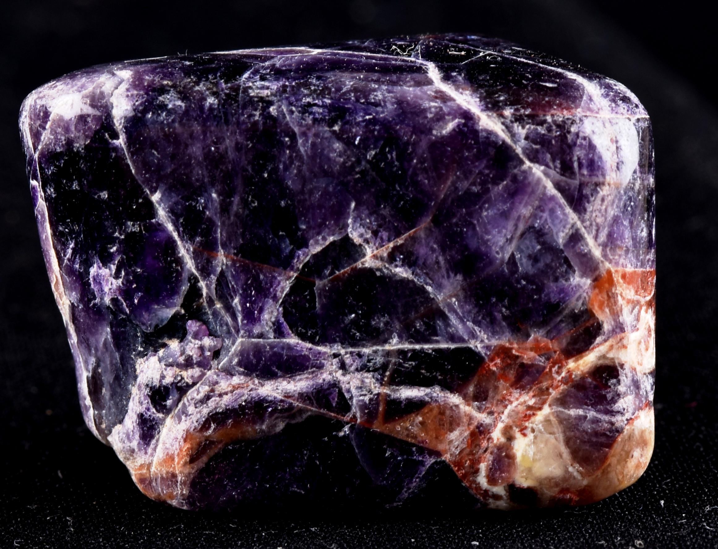 Super seven Melody stone 7 chevron pocket tumble crystal healing reiki chakra psychic abilities spiritual elevation #7178