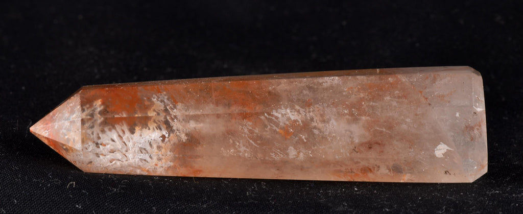 Himalayan Red   agnitite  obelisk  Spiritual spark of supra mental transformation   # 7224