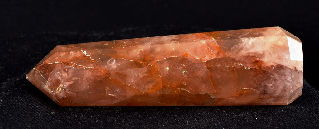 Himalayan Red   agnitite  obelisk  Spiritual spark of supra mental transformation   # 7238
