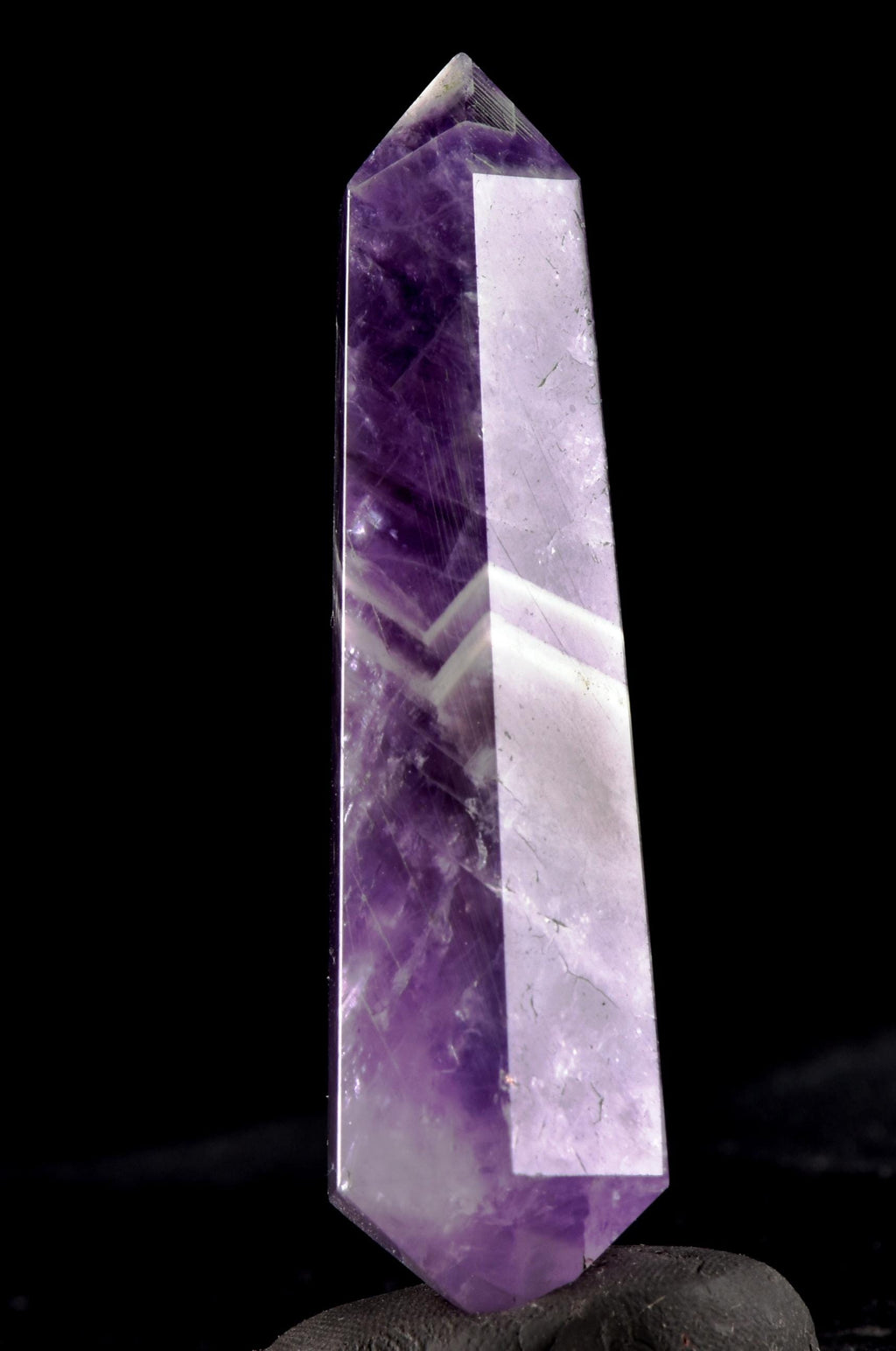 Super seven 7 melody stone  chevron double terminated wand  7107