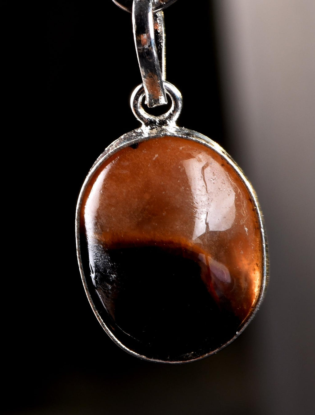 Rare Mystic  Sulemani soloman stone  natural  yin yang  pendant #7070