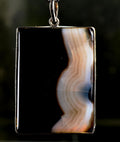 Rare Mystic  Sulemani soloman stone  natural  yin yang  pendant #7069