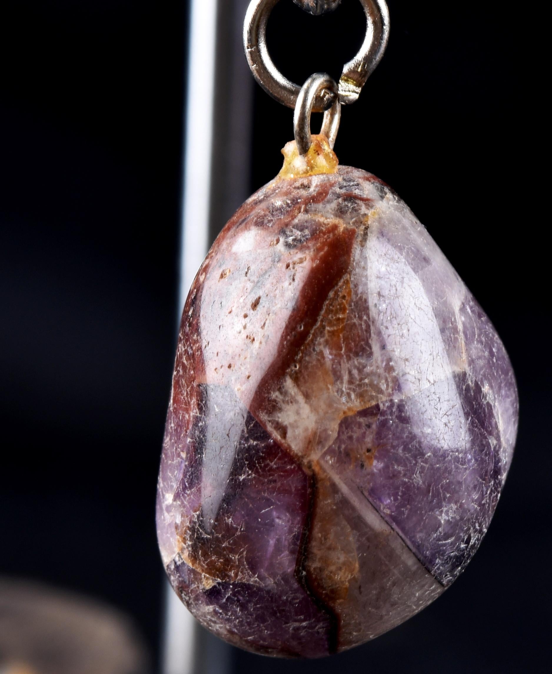 super seven 7 melody stone Grape pendant psychic abilities spiritual elevation   # 7163
