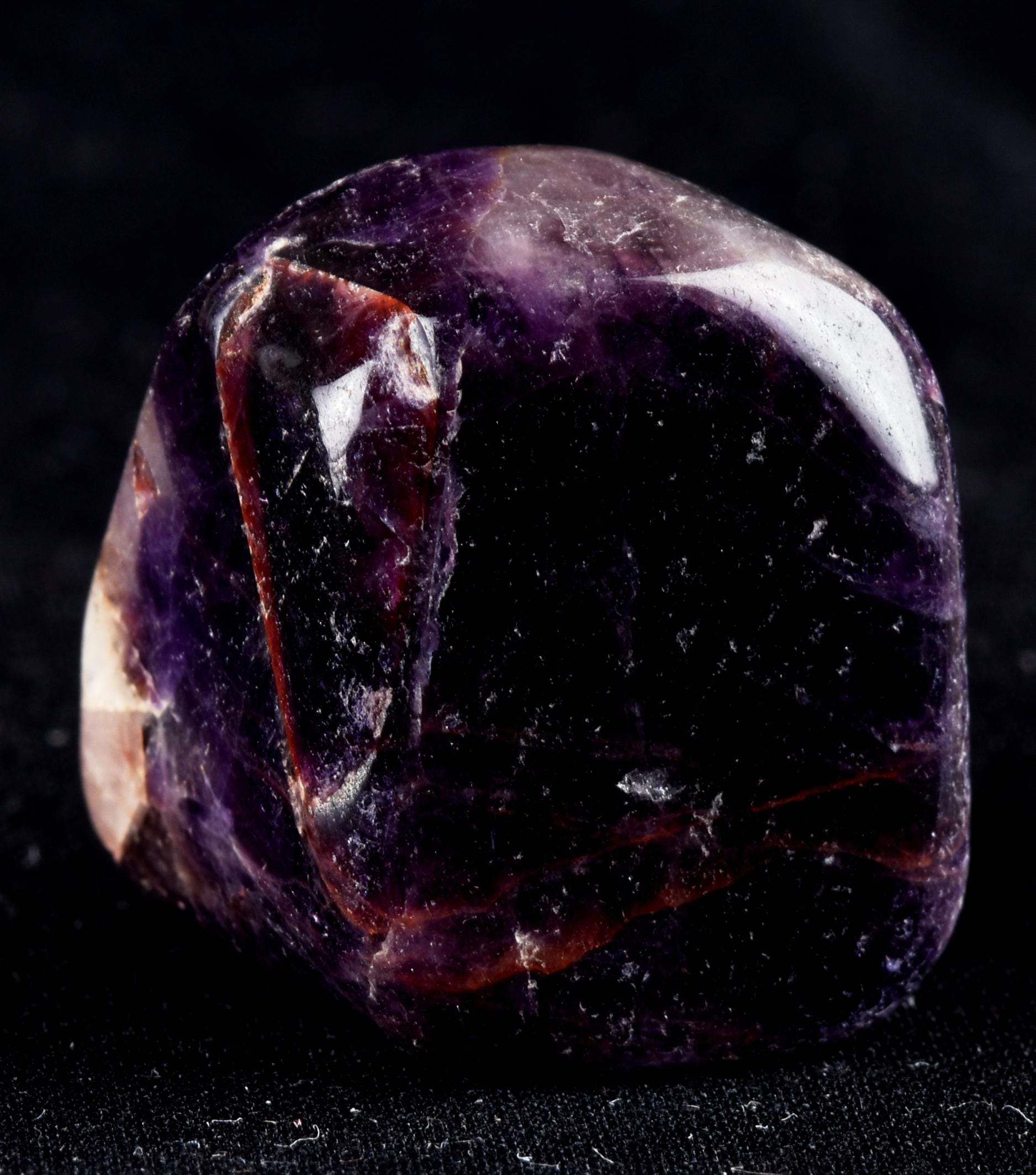 Super seven Melody stone 7 chevron pocket tumble crystal healing reiki chakra psychic abilities spiritual elevation #7176