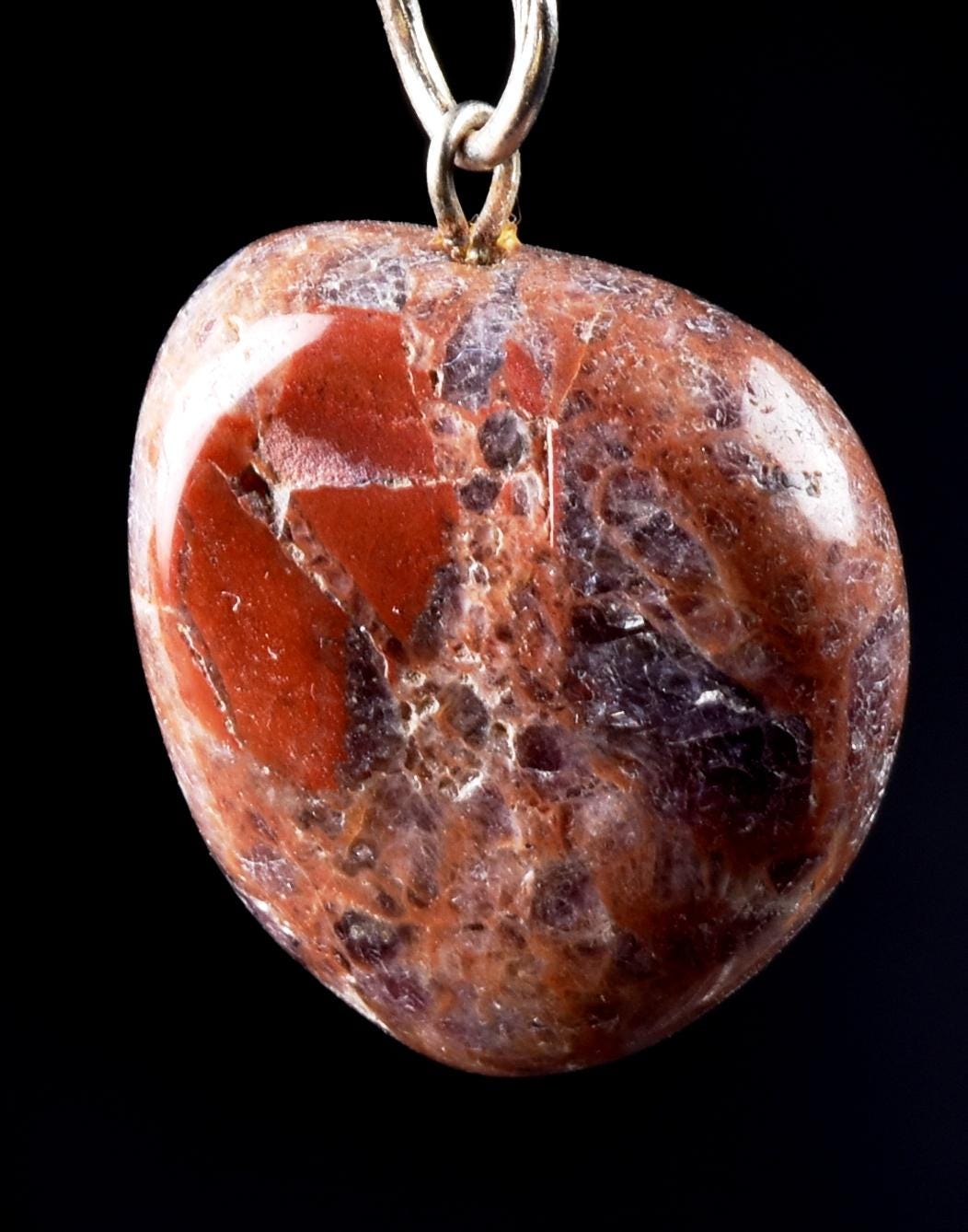 super seven 7 melody stone tumble pendant psychic abilities spiritual elevation   # 7269