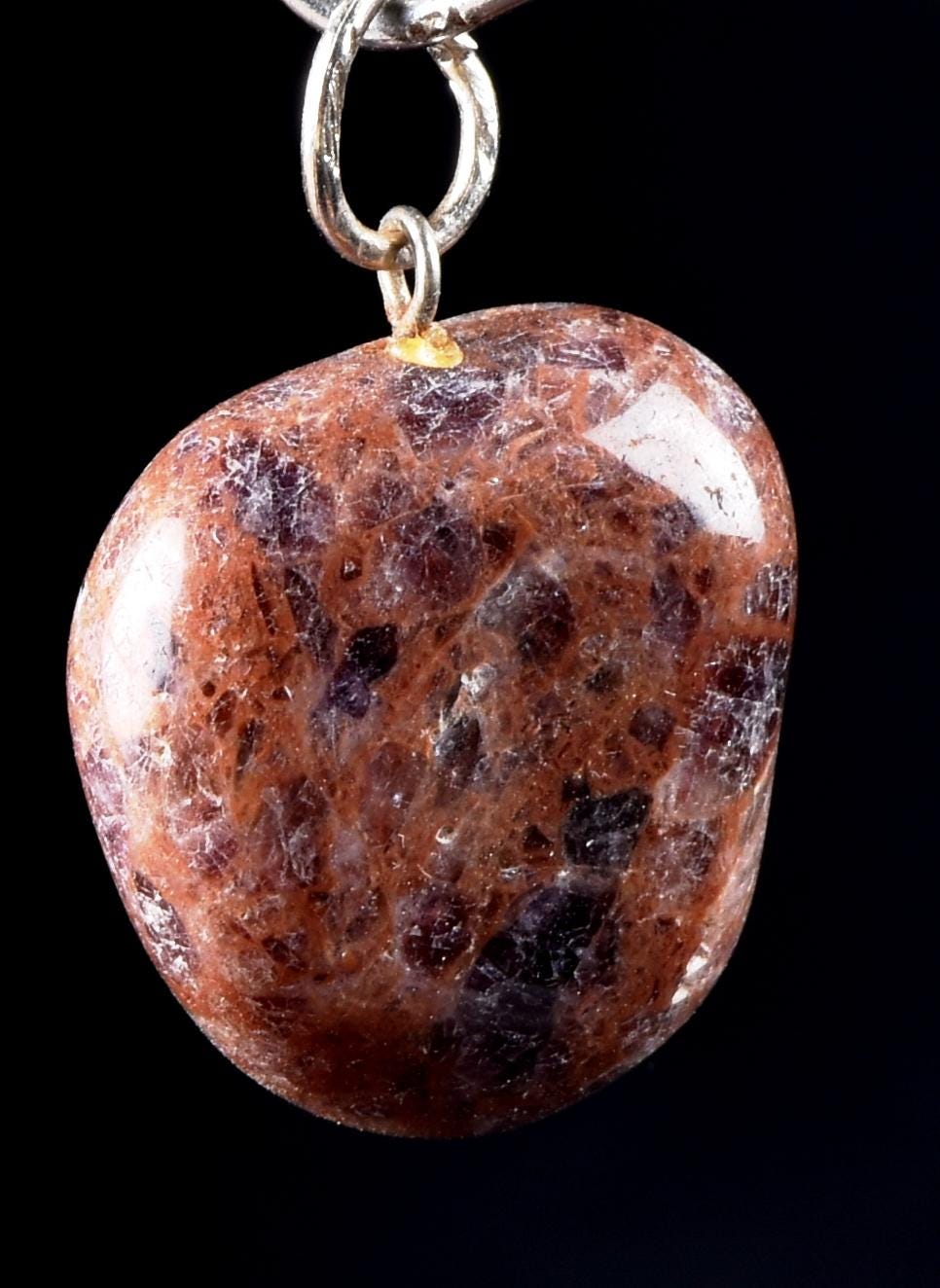 super seven 7 melody stone tumble pendant psychic abilities spiritual elevation   # 7269