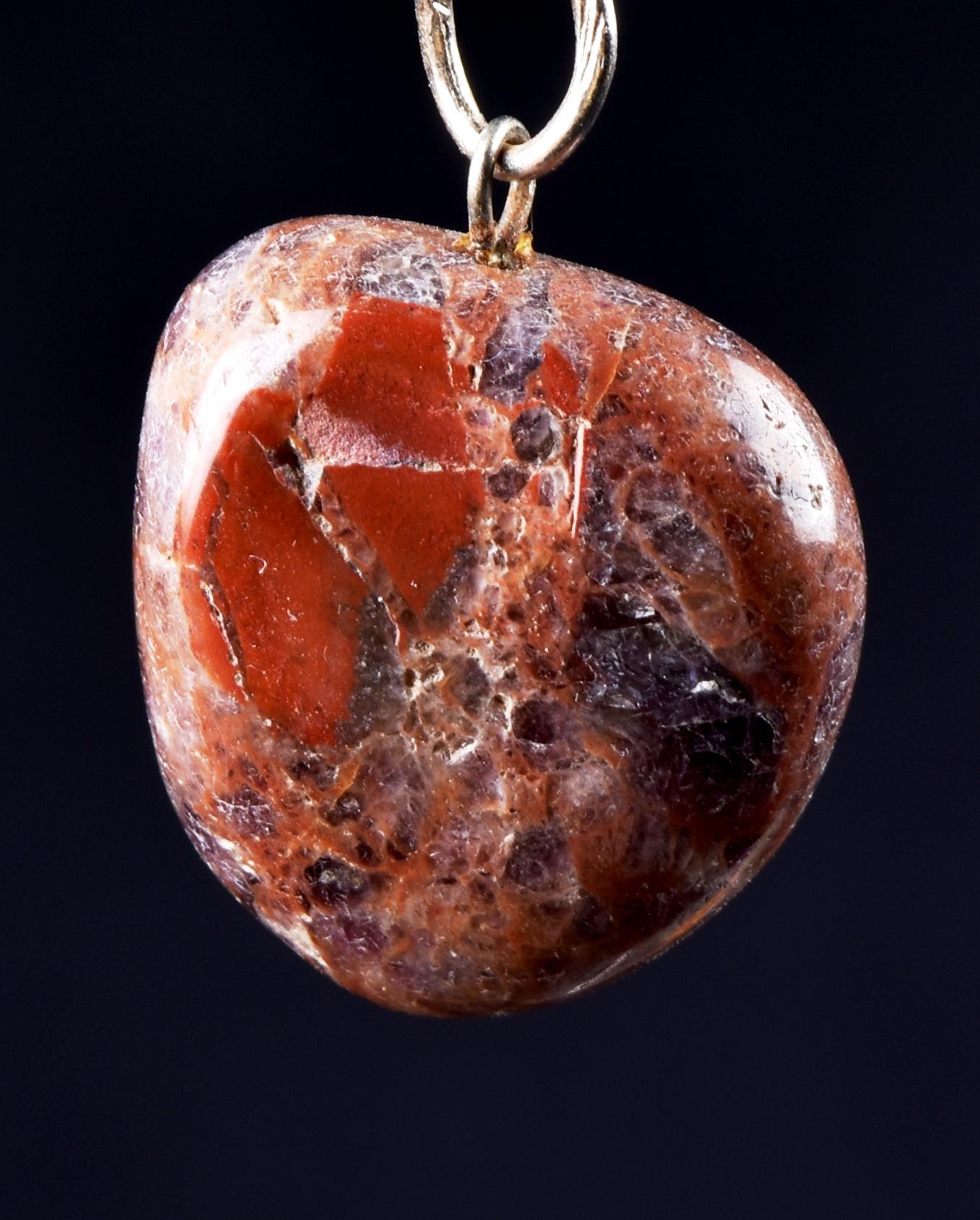 super seven 7 melody stone tumble pendant psychic abilities spiritual elevation   # 7269