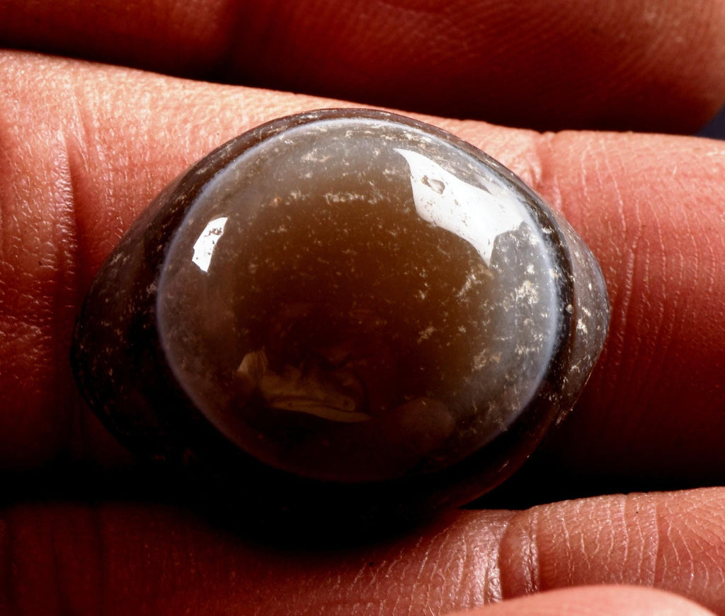 Rare old Mystic Sulemani  stone  evil eye shaman protection reach patina  #7274