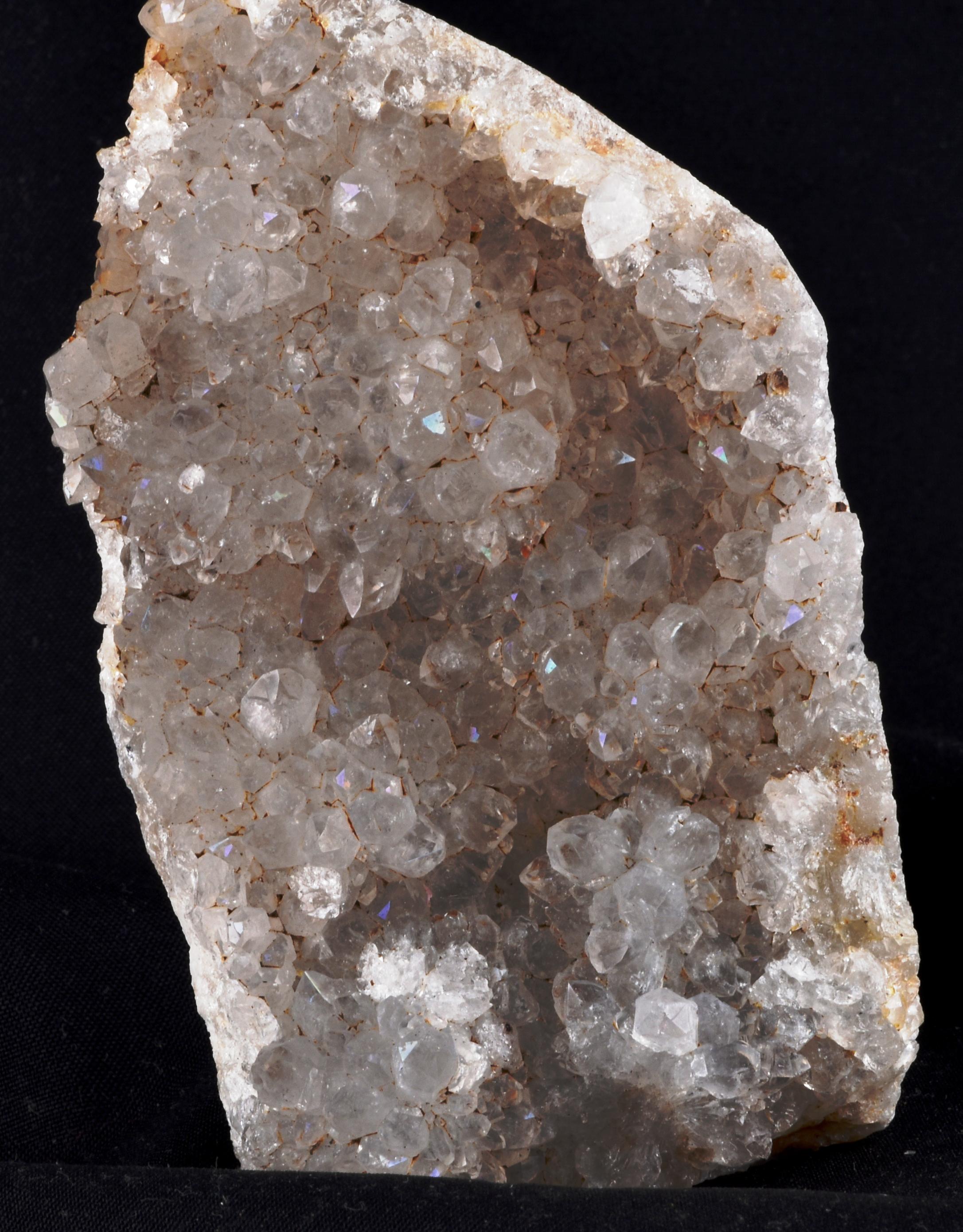 Beautiful Anandalite / irridecence Rainbow quartz, Aurora Quartz  multi flash  natural crystal # 7217