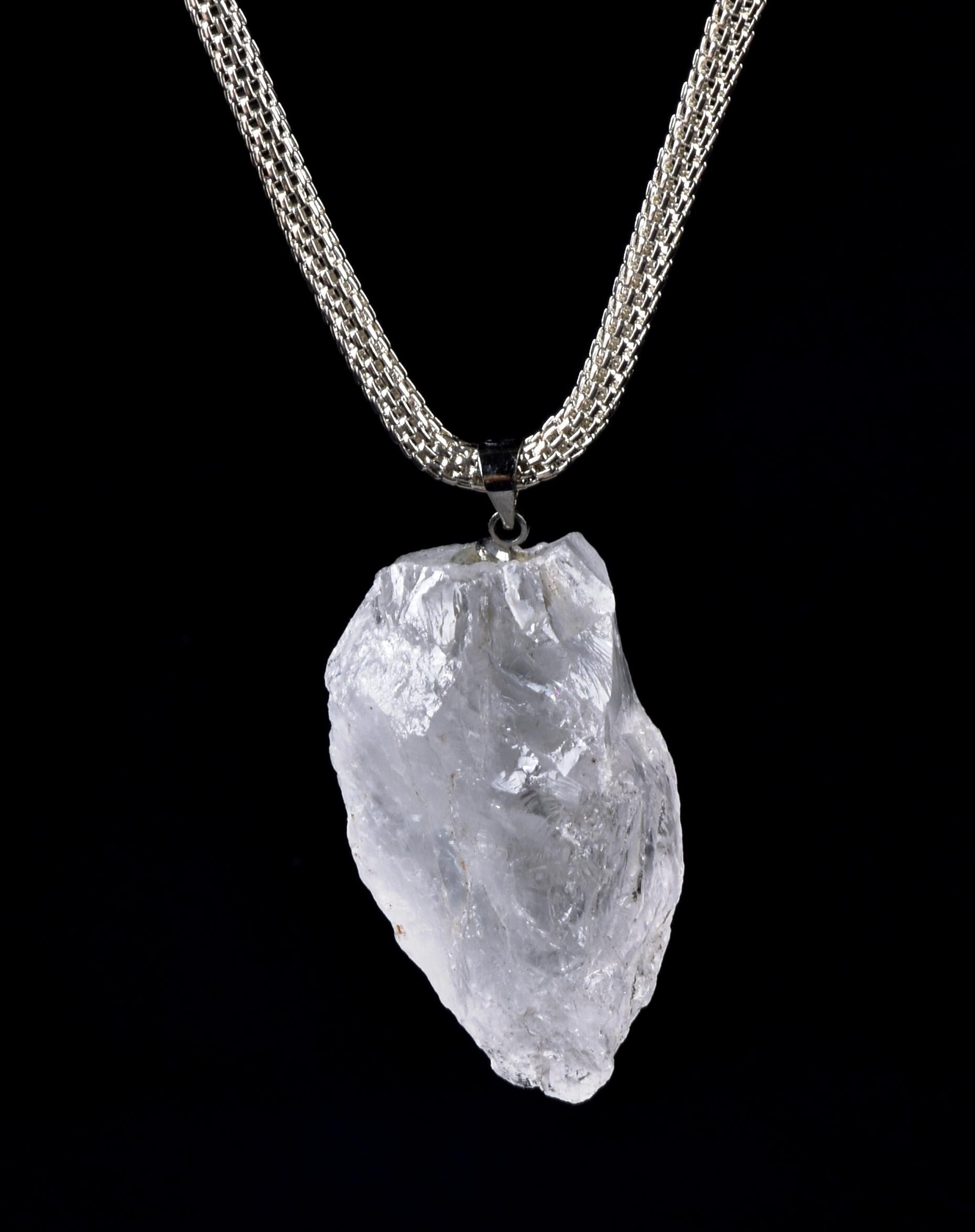 Satyaloka  crystal pendant high frequency synergy 12 crystal  ''sat-chit -ananda''  #7253