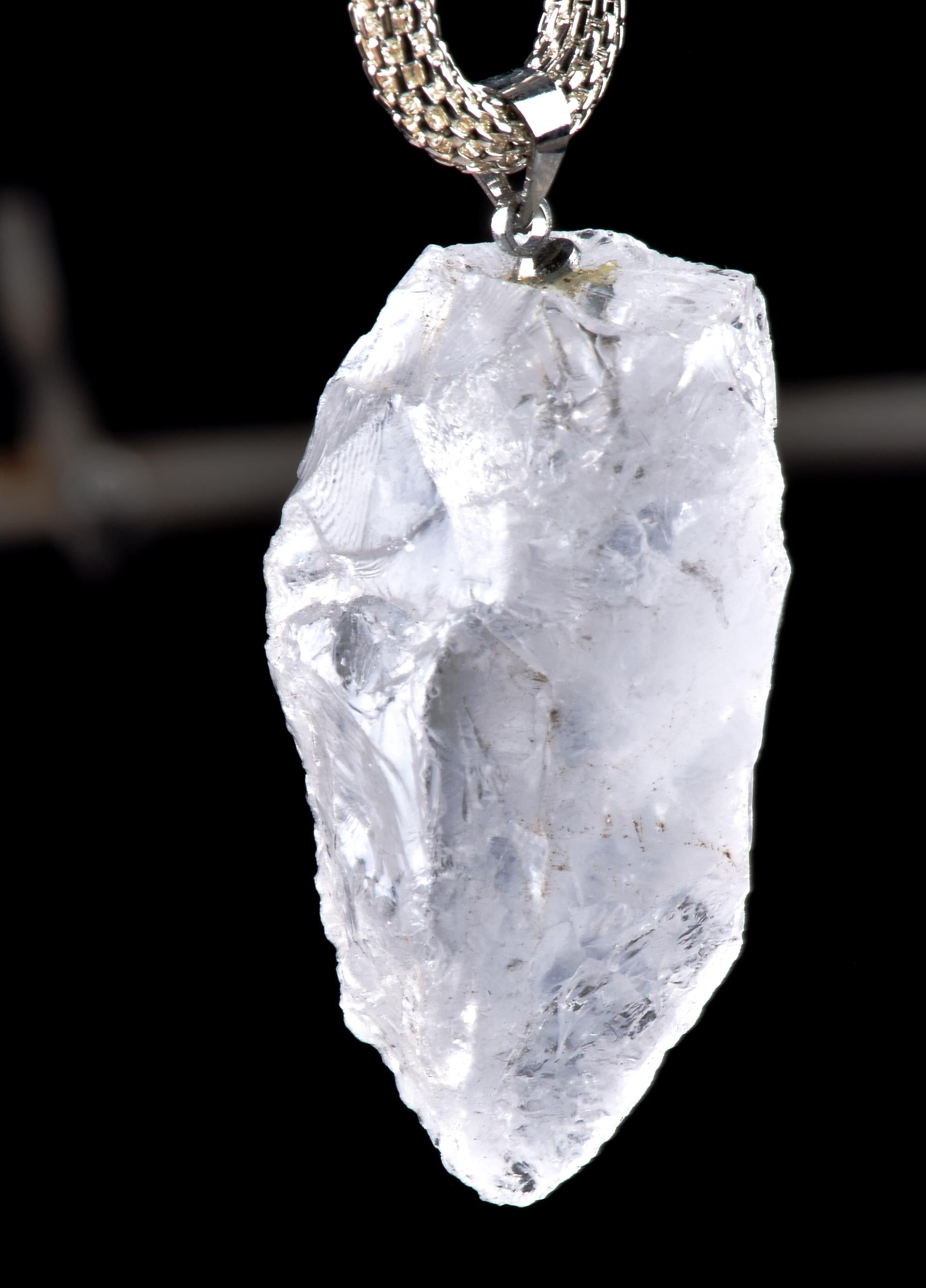 Satyaloka  crystal pendant high frequency synergy 12 crystal  ''sat-chit -ananda''  #7253