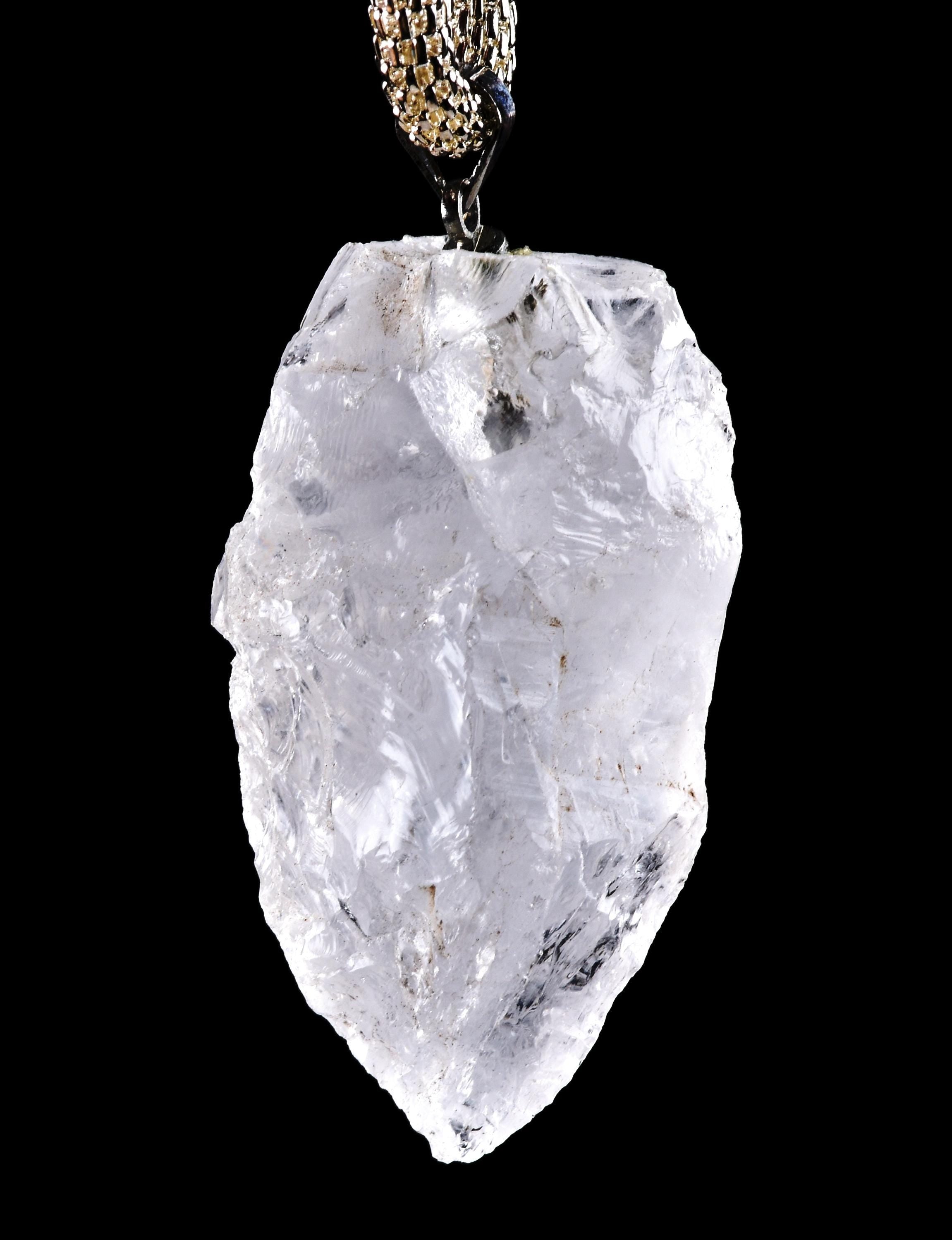 Satyaloka  crystal pendant high frequency synergy 12 crystal  ''sat-chit -ananda''  #7253