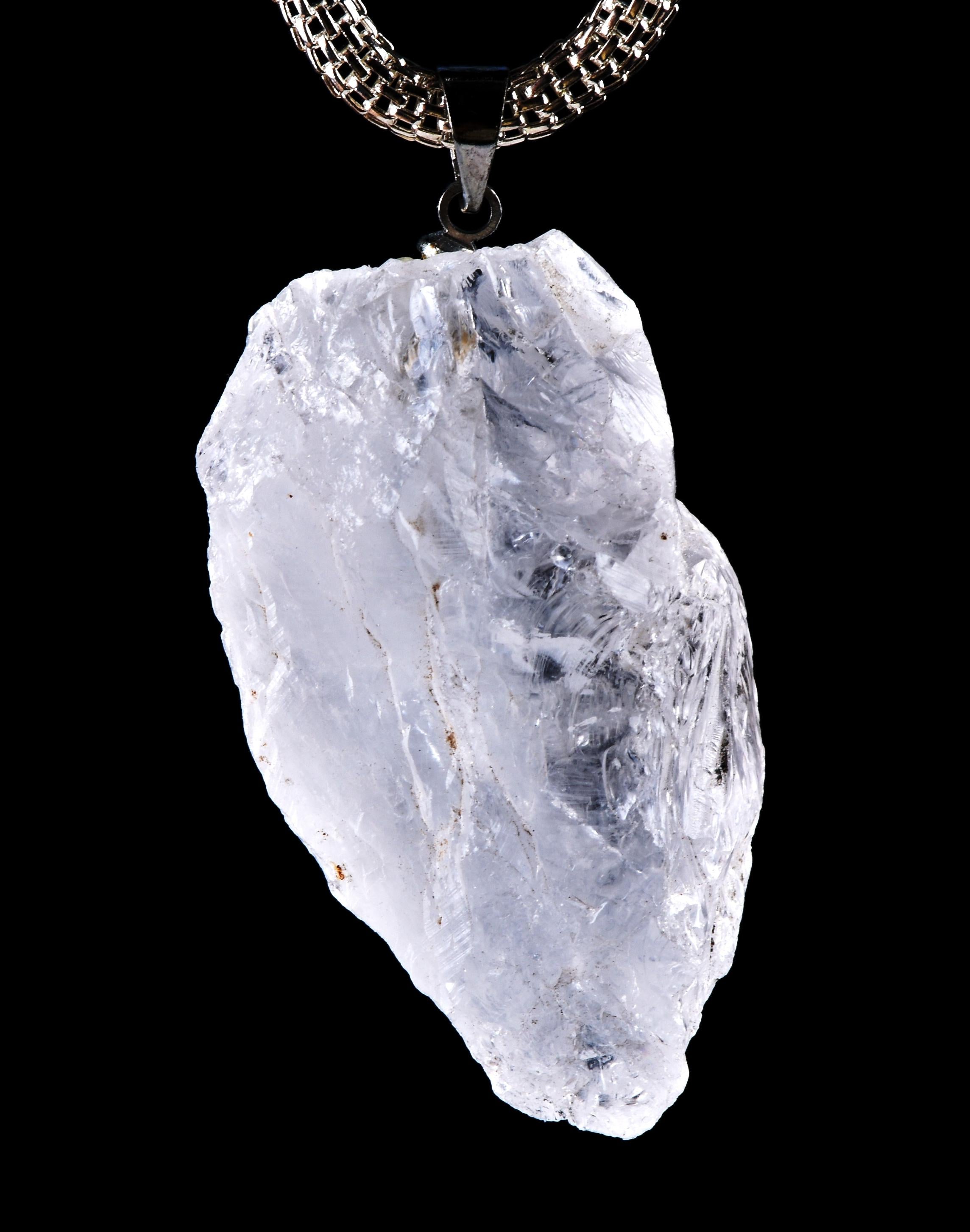 Satyaloka  crystal pendant high frequency synergy 12 crystal  ''sat-chit -ananda''  #7253