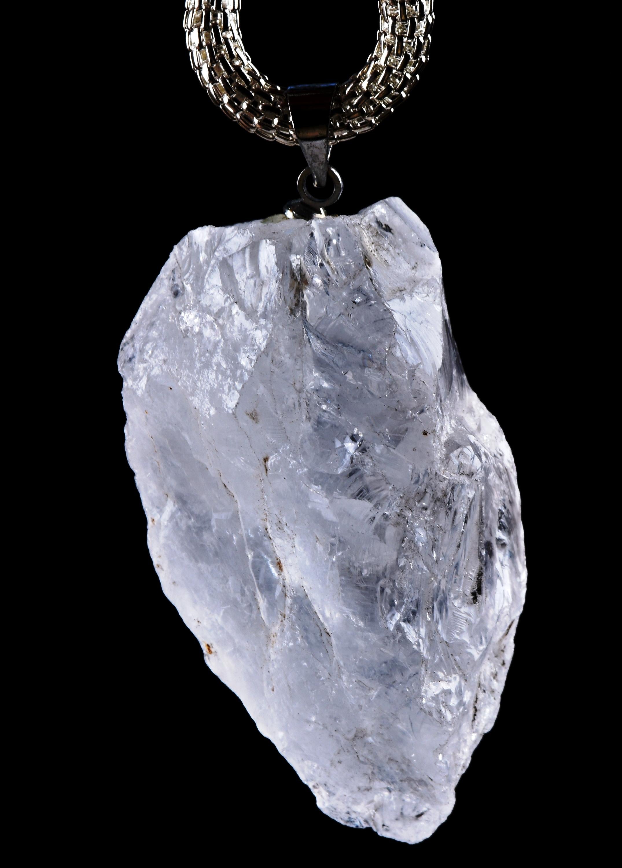 Satyaloka  crystal pendant high frequency synergy 12 crystal  ''sat-chit -ananda''  #7253