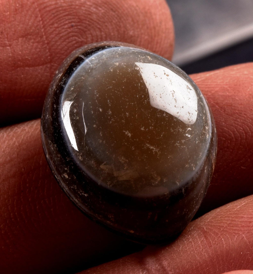 Rare old Mystic Sulemani  stone  evil eye shaman protection reach patina  #7274