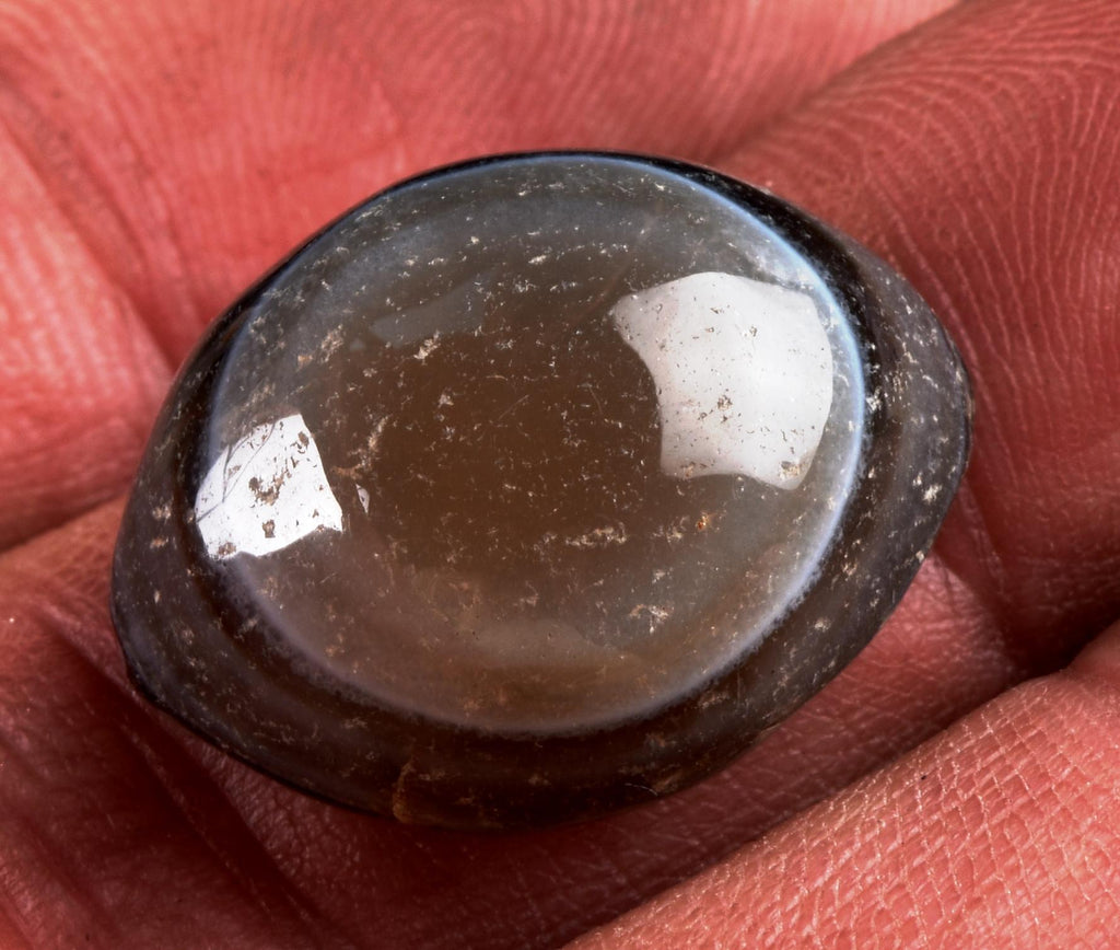 Rare old Mystic Sulemani  stone  evil eye shaman protection reach patina  #7274